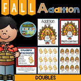 Fall Addition Center Games For Addition Doubles
