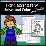 Fall Addition Coloring Worksheet FREEBIE Subtraction