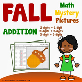 Math November Hidden Pictures Fall Addition Worksheets, Au