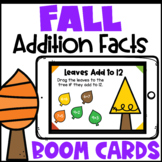 Fall Addition Math Boom Cards with Addition Facts to 20 fo