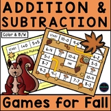Fall Addition & Subtraction Within 10 Games