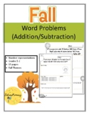 Fall Addition/Subtraction Word Problems K-2