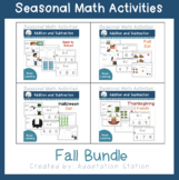 Fall Addition and Subtraction Boom Deck Bundle