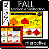 Fall Addition and Subtraction Interactive Slides l Google 