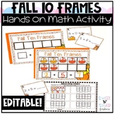 Fall Addition with Ten Frames for Numbers 5 10 and 20