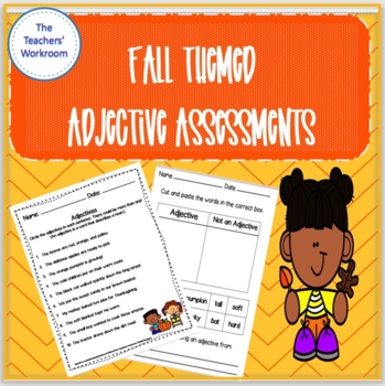 Preview of Fall Adjective Assessment