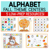 Fall Alphabet Activities | Fall Literacy Centers | Learn L