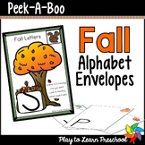 Fall Alphabet Game (Peek-A-Boo Envelopes)