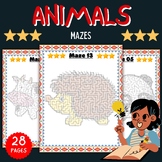 Spring Animal Mazes Puzzles With Solution - Fun Spring Sea