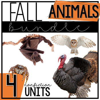 Preview of Fall Animals Bundle