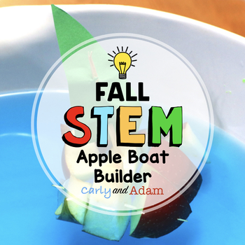 Preview of Apple Boat Builder Autumn STEM Activity