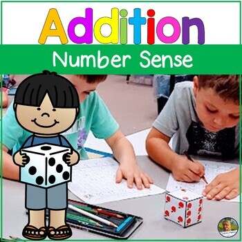 Preview of Fall Apple Number Writing Practice Number Sense Math Dice Game