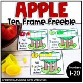 Fall Apple Ten Frames FREEBIE