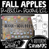 Fall Apples Back to School Bulletin Board Kit or Door Decor