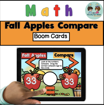 Preview of Fall Apples Compare - Boom Cards