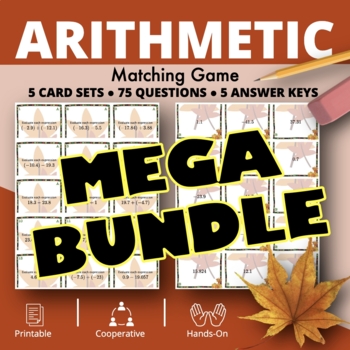 Preview of Fall: Arithmetic BUNDLE of Matching Games