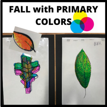 Preview of Fall Art Project for High School- Lesson in Primary Colors: CMYK registration