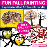Fall Art Projects - Fall Art Painting Activities Bundle, T