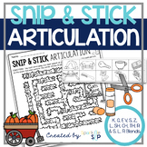 Fall Articulation Sheets | No Prep Speech Therapy