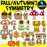 Fall/Autumn 2 Symmetry Clip Art Set {Educlips Clipart}
