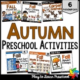 Fall - Autumn Activities | BUNDLE for Preschool and Pre-K
