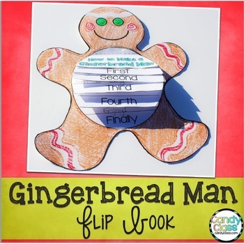 Preview of Christmas Winter Gingerbread Man Craft Retelling a Story Sequencing Activities