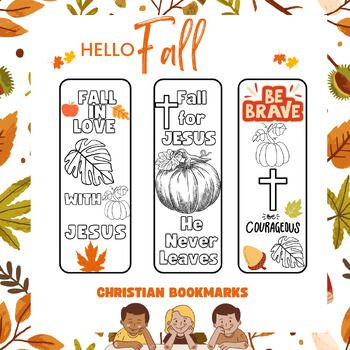 Preview of Fall/Autumn Bookmarks