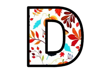 Preview of Fall, Autumn, Bulletin Board Letters, Classroom Decor, Autumn Alphabet Posters