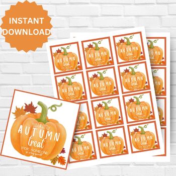 Printable Fall Pumpkin Spice Treat Tags, Baked Goods Tags, Candy Tags, -  Sunshinetulipdesign