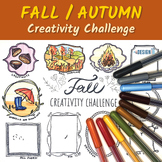 Fall / Autumn Creativity Challenge - Drawing Worksheet