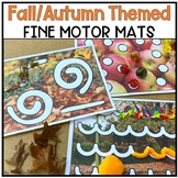 Fall/Autumn Fine Motor Mats for Dough and Loose Parts