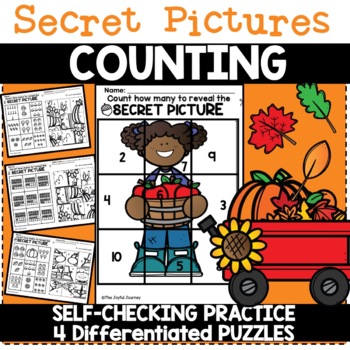 Preview of Fall Autumn Math Counting Activity