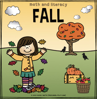 Preview of Fall Autumn Math and Literacy
