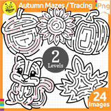 Fall Autumn Mazes Clipart | Seasons | Labyrinth | Fine Mot