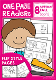Fall / Autumn One Page Readers - Printable Flip Books