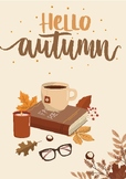 Fall Autumn Planner, Autumn Bucket List, October Lovers