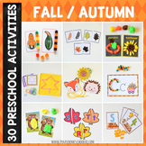 Fall Autumn Preschool/ Kindergarten Unit - Math and Litera