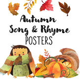 Fall Autumn Preschool Songs Halloween Song Posters