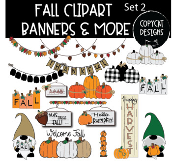 fall banner clip art