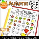 Fall Autumn Roll and Race Open Ended Dice Game