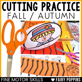 Seasonal Scissor Skills & Cutting Practice - Fairy Poppins