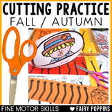 Fall Autumn Cutting Practice - Scissor Skills, Fine Motor 