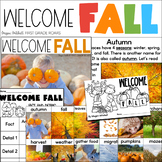 Fall & Autumn Season Book & Nonfiction Informational Text 