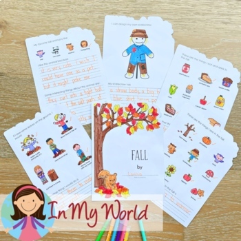 Fall/Autumn Shaped Writing Book by Lavinia Pop | TpT