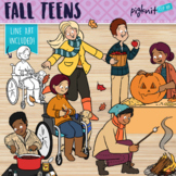 Fall / Autumn Teens Clipart