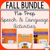 Fall/Autumn Themed Speech and Language Bundle
