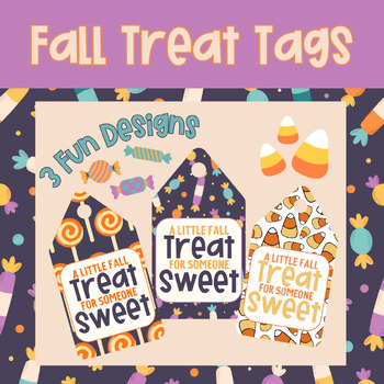 Preview of Fall/Autumn Treat Tags