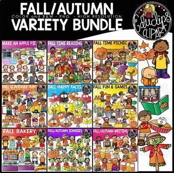 Preview of Fall/Autumn Variety Bundle {Educlips Clipart}
