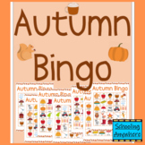 Fall (Autumn) Vocabulary Bingo Game with 30 Printable Boards!