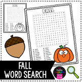 Fall Autumn Word Search
